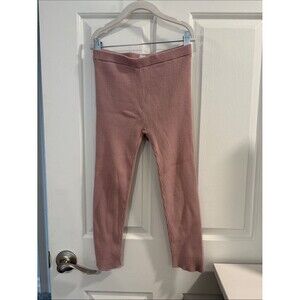 Jamie Kay Frankie Knit Ribbed Leggings in Powder Pink